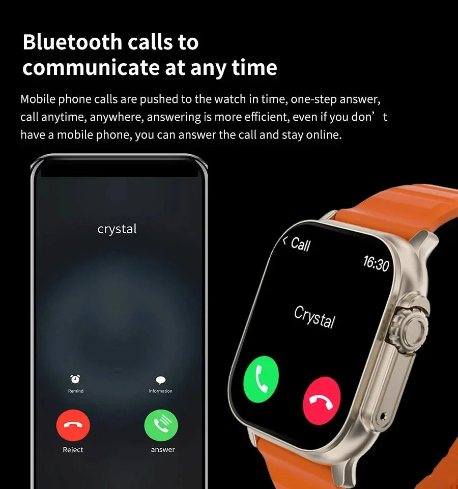 LAXASFIT T900Ultra Smartwatch Bluetooth Talk Smartwatch