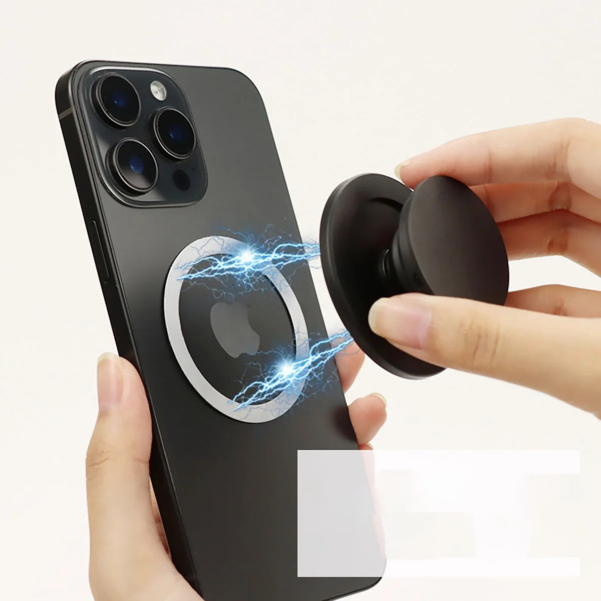 Magnetic Folding Mobile Phone Grip Holder Socket Pocket