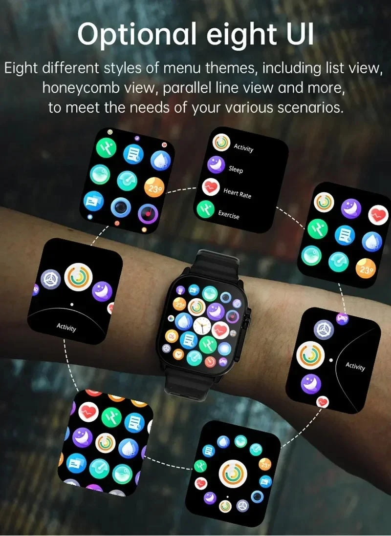 LAXASFIT T900Ultra Smartwatch Bluetooth Talk Smartwatch